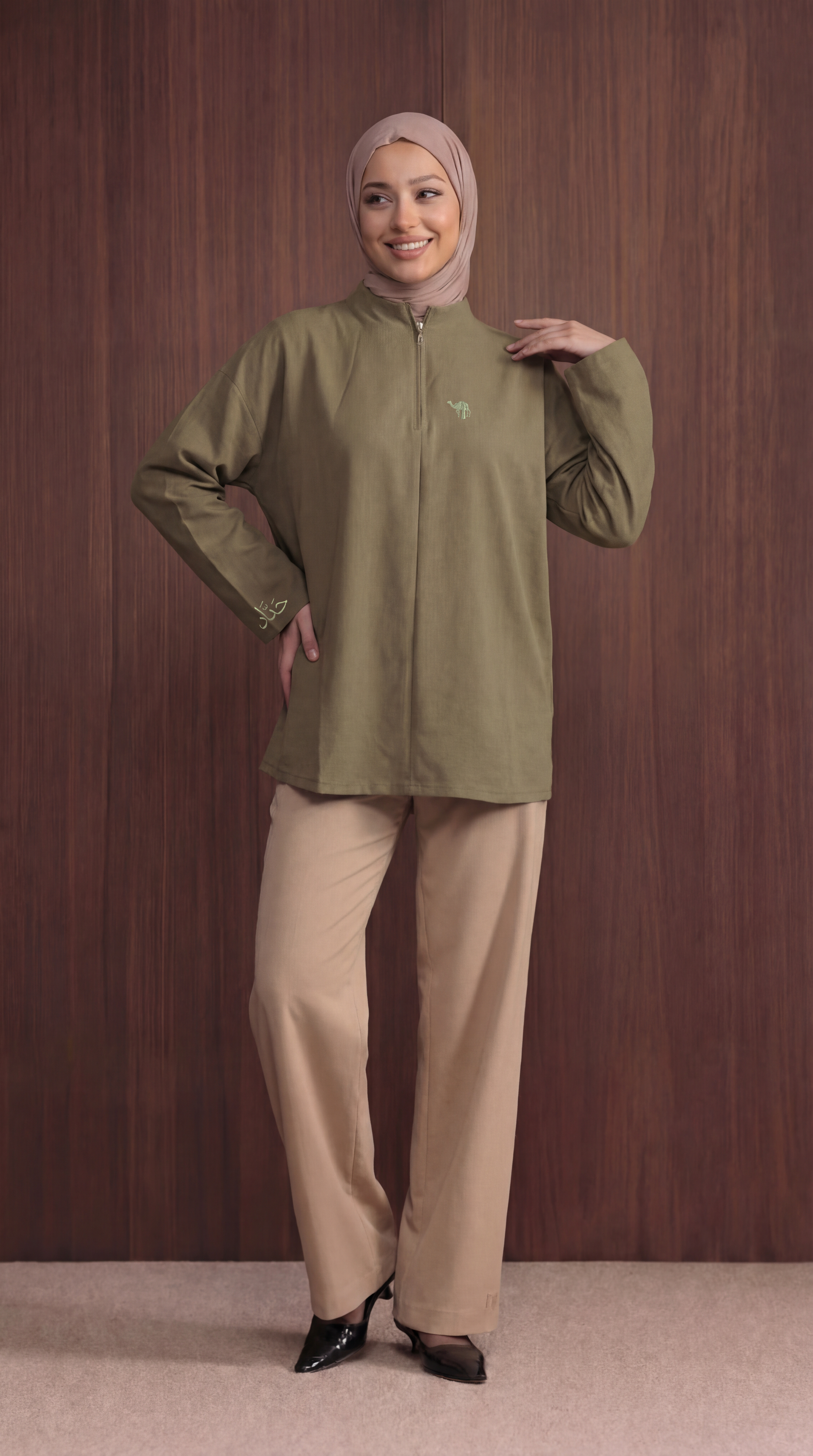 BLUSA OVERSIZED VERDE