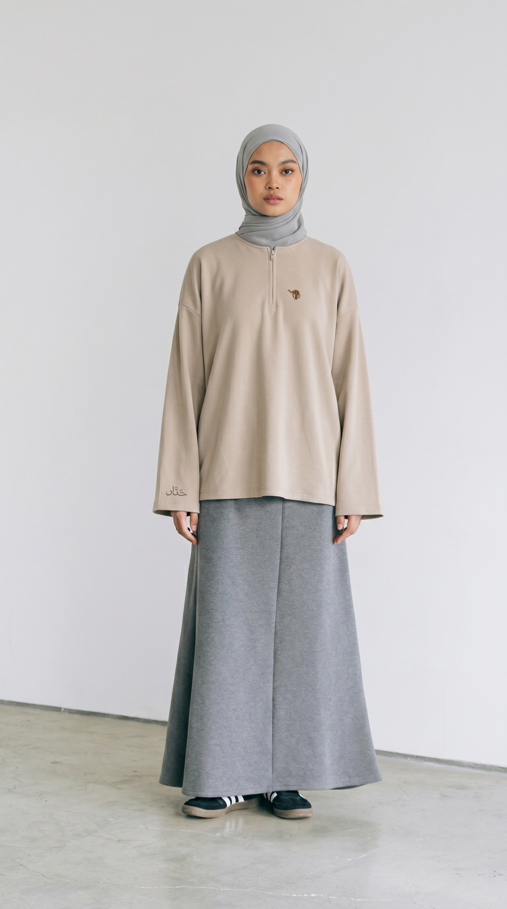 BLUSA OVERSIZED BEIGE