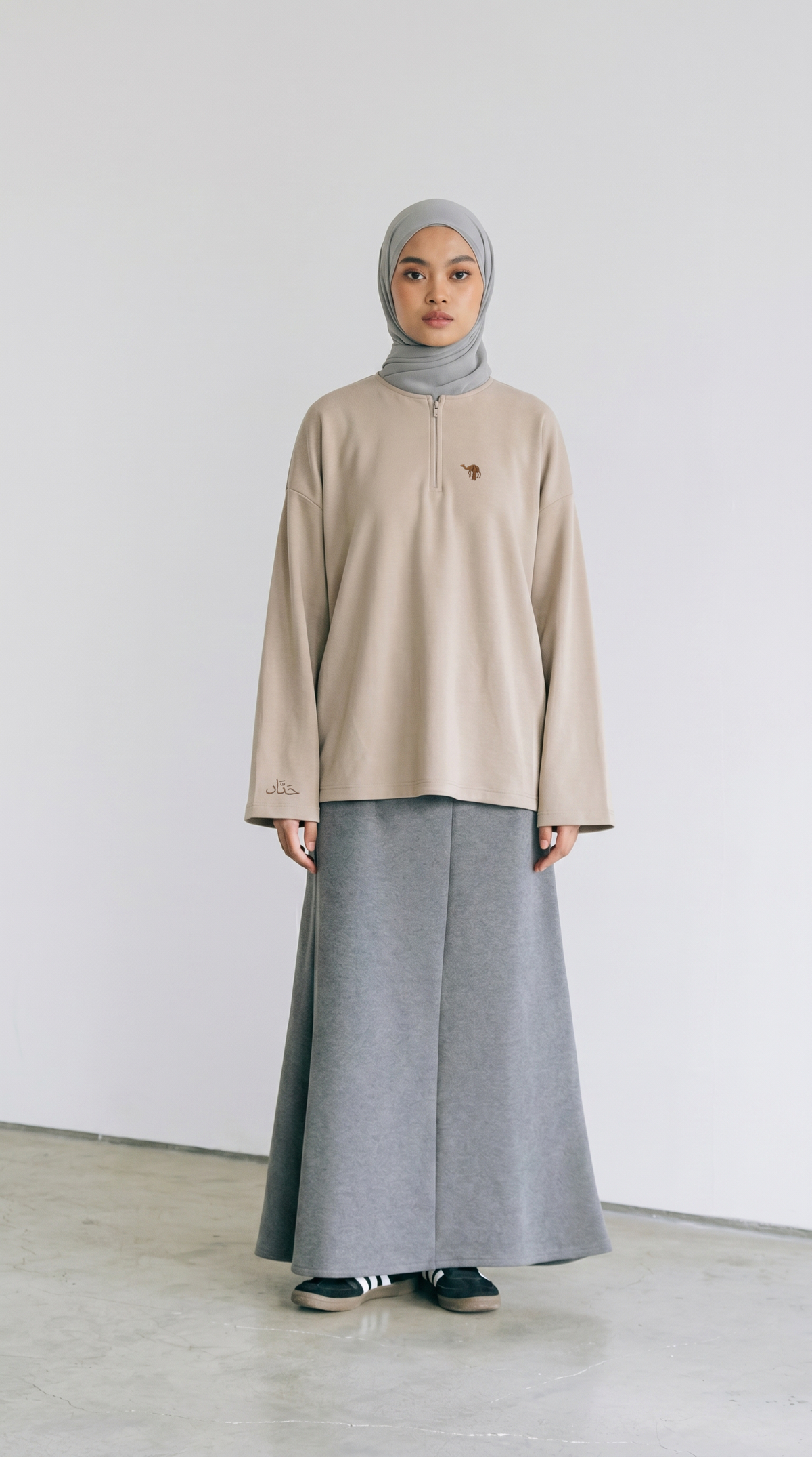 BLUSA OVERSIZED BEIGE