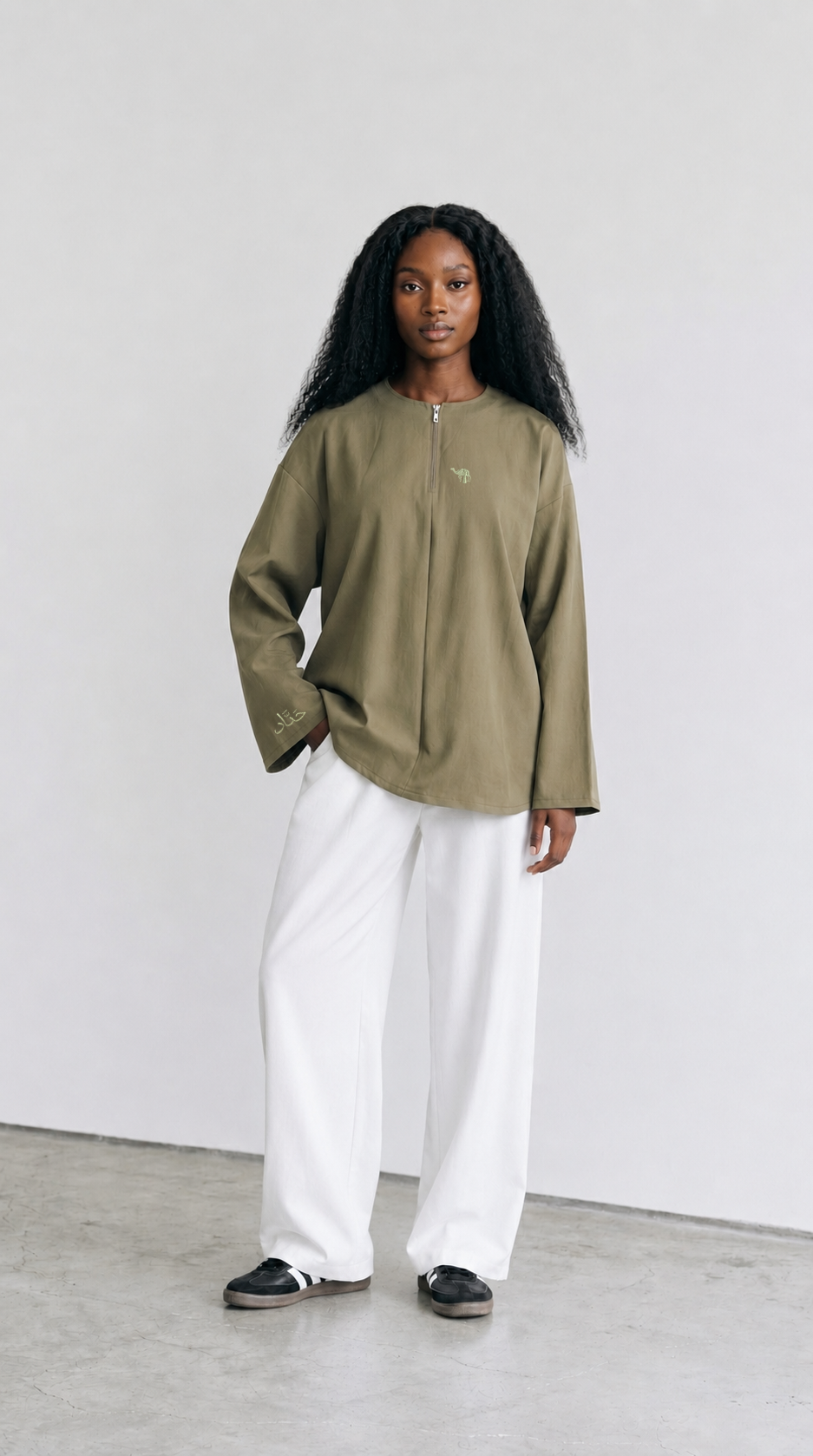 BLUSA OVERSIZED VERDE