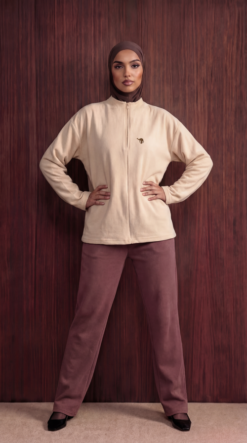 BLUSA OVERSIZED BEIGE