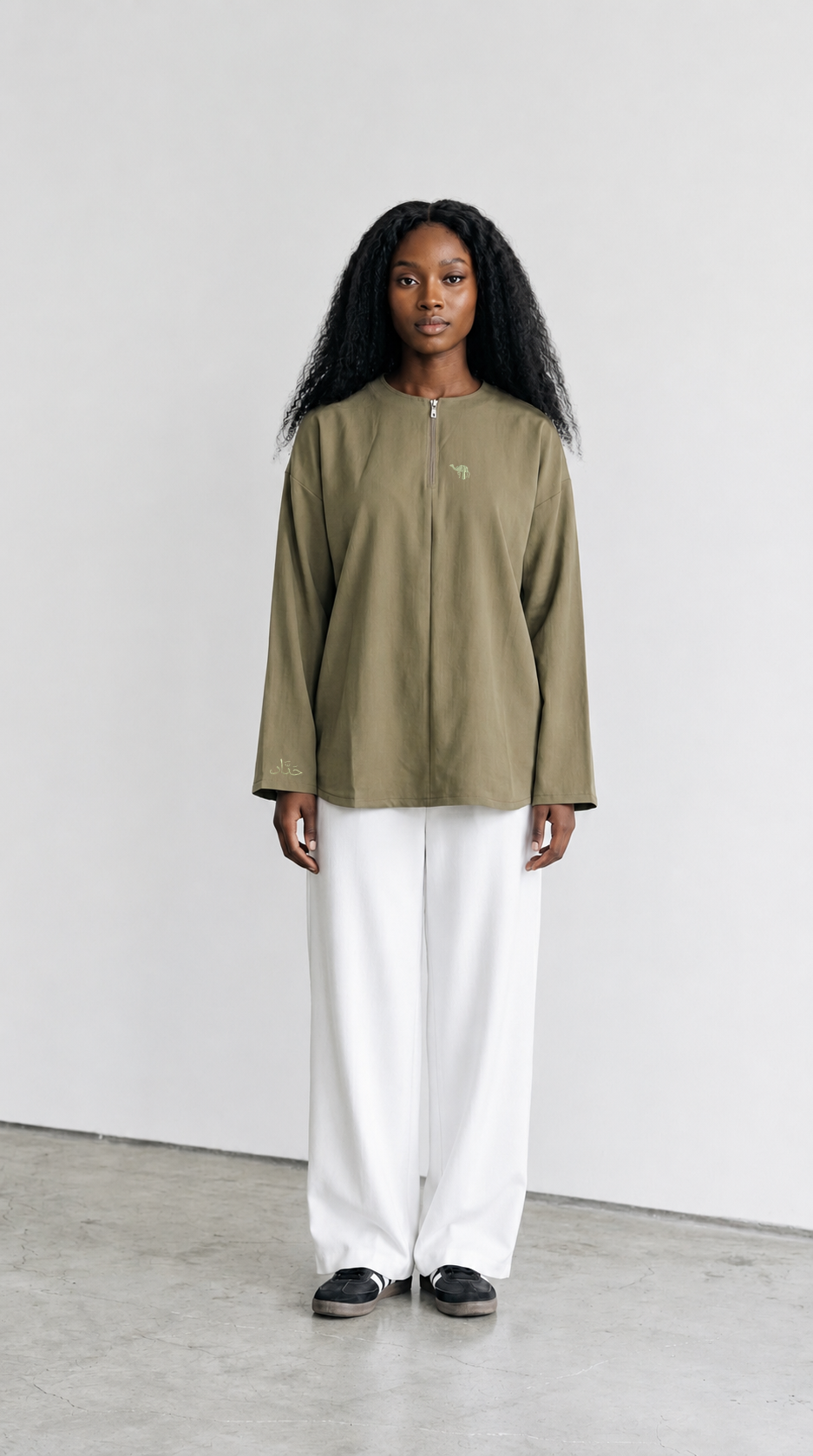 BLUSA OVERSIZED VERDE
