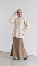 JERSEY CUELLO ALTO BEIGE