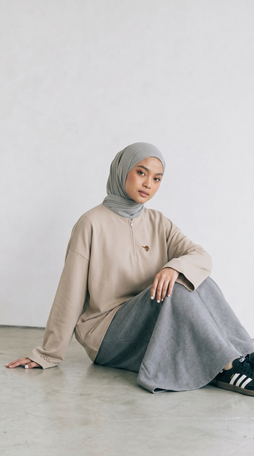 BLUSA OVERSIZED BEIGE