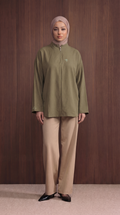 BLUSA OVERSIZED VERDE
